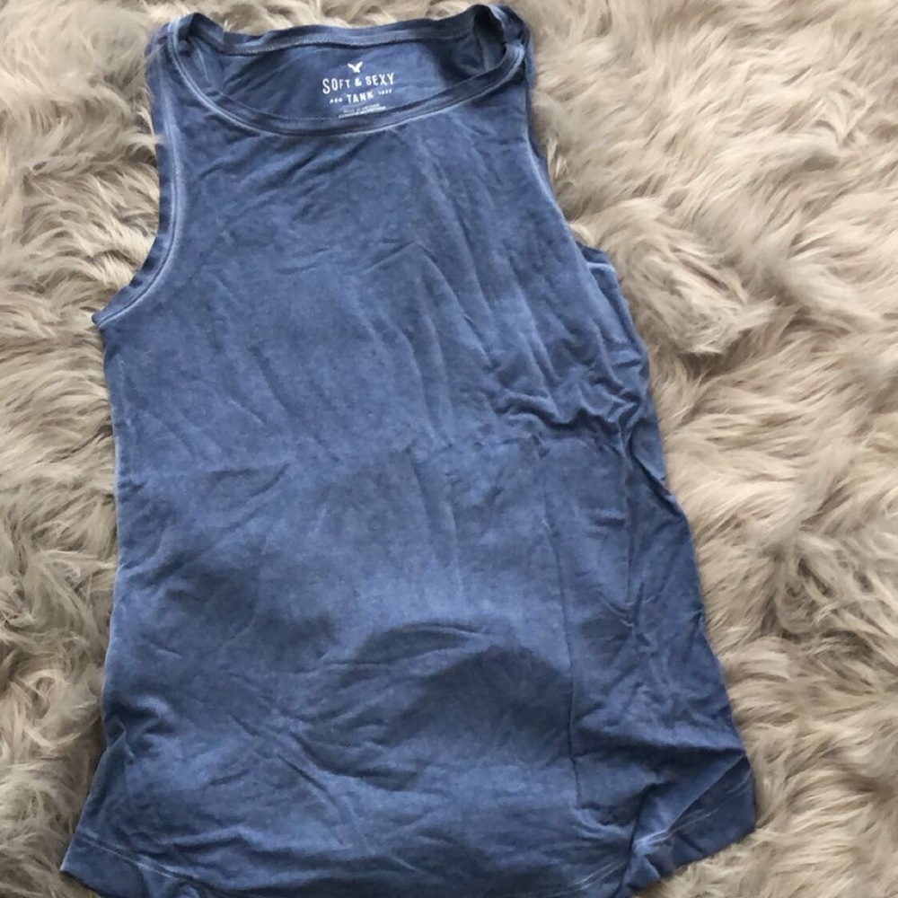 Blue tank top
